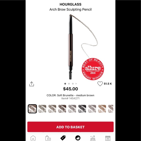 1 HOURGLASS  "Arch Brow Sculpting Pencil" - Picture 1 of 3